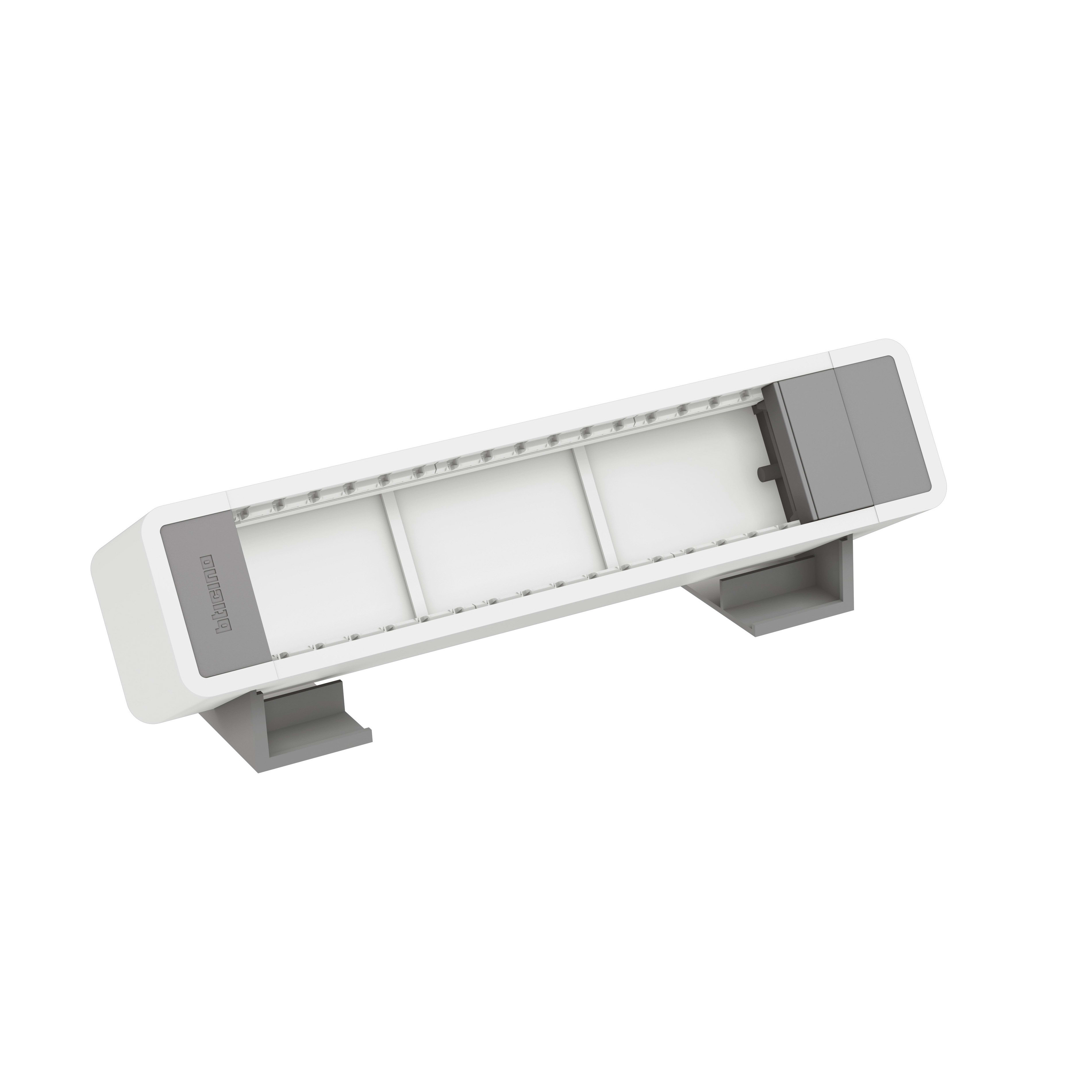 BTICINO BTI1508612WG INCARA - MULTIPRESA VUOTA 8M WHITE GREY