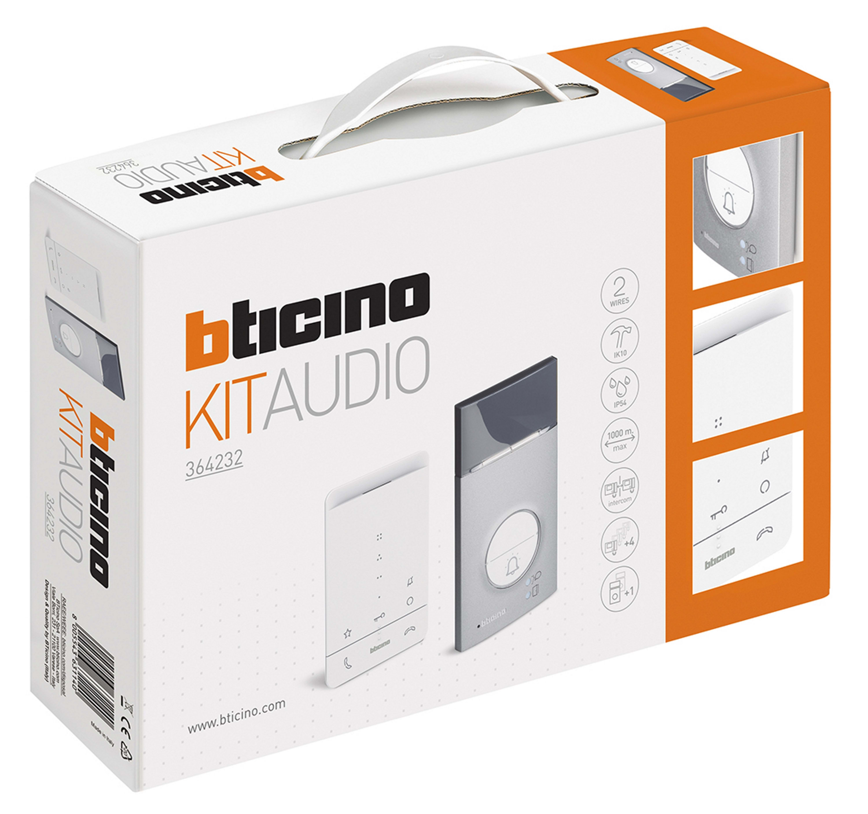 BTICINO BTI364232 KIT AUDIO CLASSE100A16E MONO-FAM.+ L3000