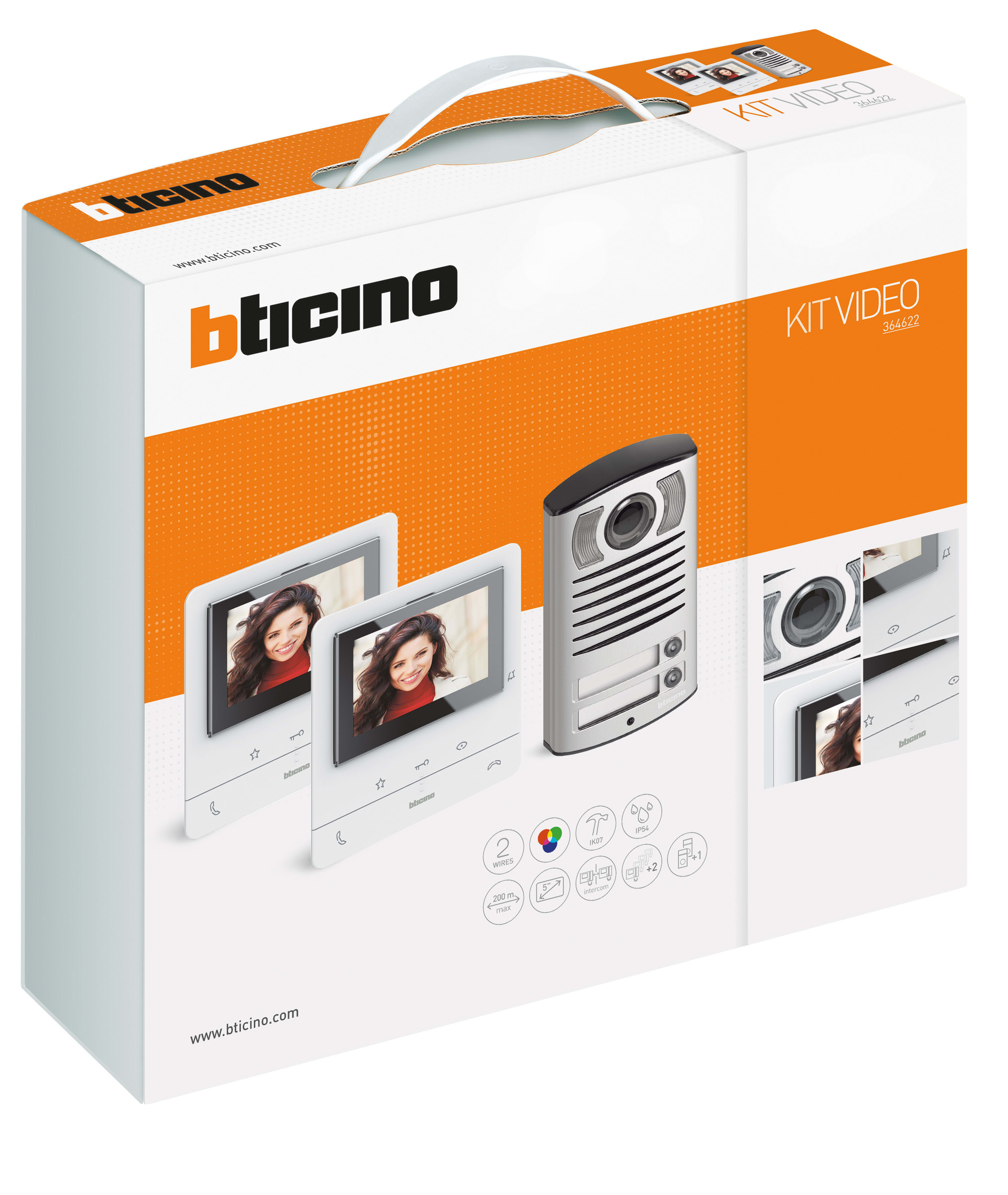 BTICINO BTI364622 KIT VIDEO CLASSE100 V16B BI-FAM. + L2000