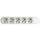 BTICINO BTI3685D MULTIPRESA 5 SCHUKO/BIPASSO BIANCO