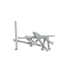 BTICINO BTI500/02A 10 VITI 50MM PER SUPPORTI AXOLUTE AIR