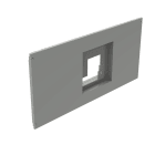BTICINO BTI97812TS1 PANNELLO 2 M1600 VERTICALE L850
