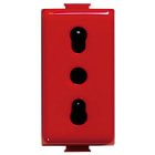 BTICINO BTIA5180RAB MATIX - PRESA STD ITA 10/16A ROSSA ANTIB