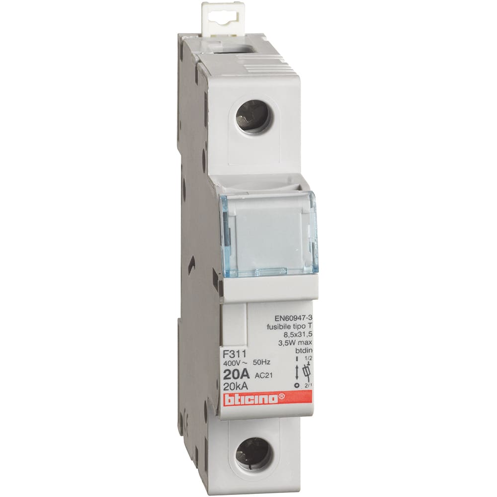 BTICINO BTIF311 BTDIN - PORTAFUSIBILE SEZIONABILE 1P 20A