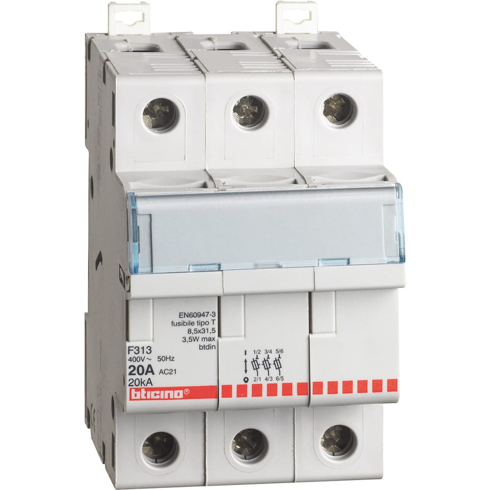 BTICINO BTIF313 BTDIN - PORTAFUSIBILE SEZIONABILE 3P 20A