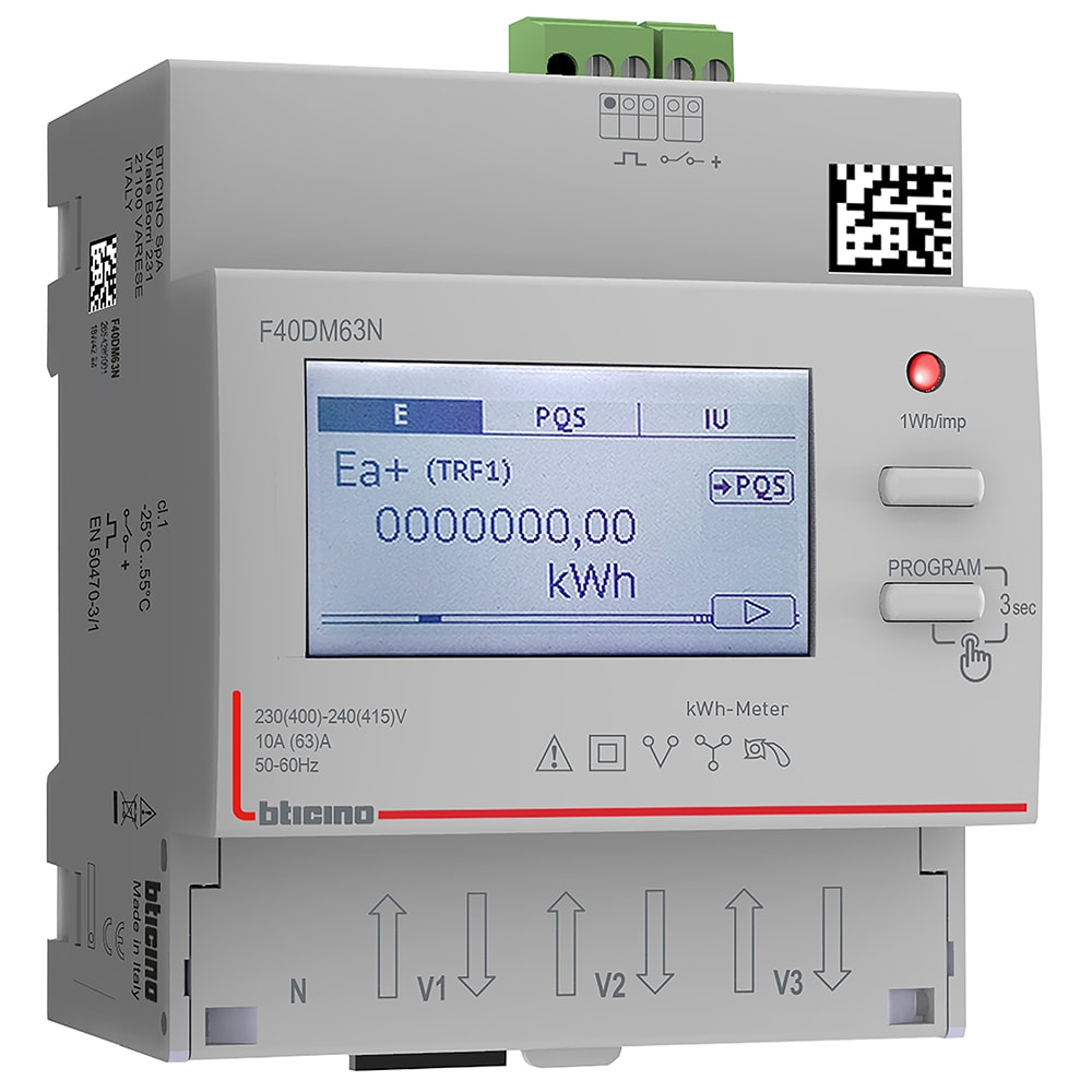 BTICINO BTIF41DM63N BTDIN - CONT ENERG TRIFASE 63A MID RS485