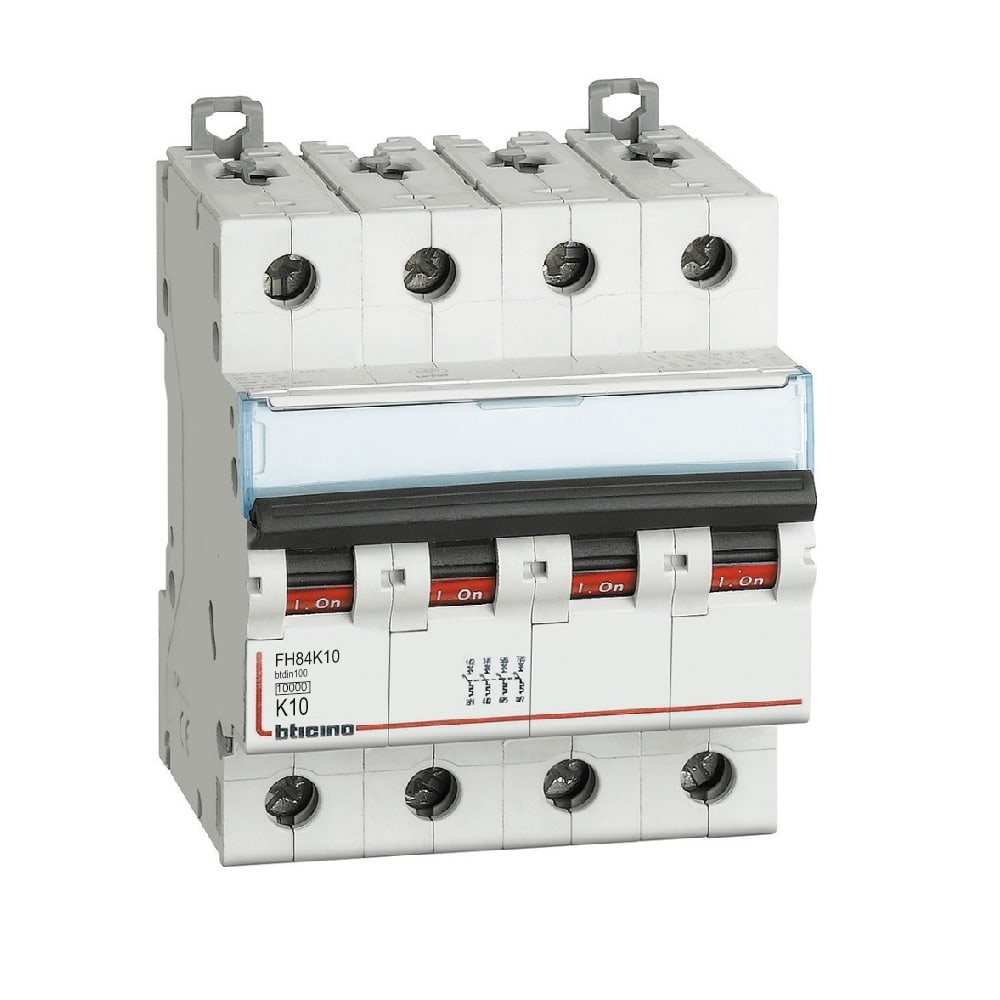 BTICINO BTIFH84K10 BTDIN100 - MAGNETOT 4P CURVA K 10A 10KA