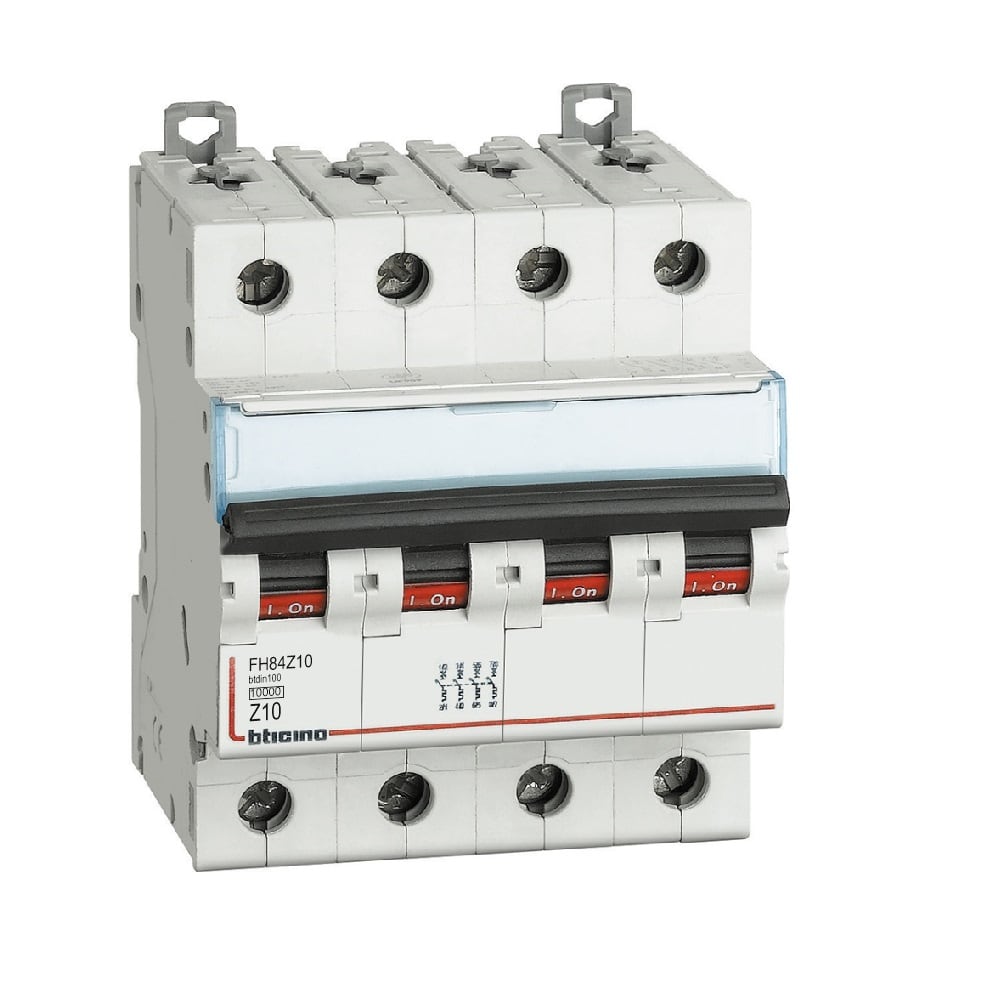 BTICINO BTIFH84Z10 BTDIN100 - MAGNETOT 4P CURVA Z 10A 10KA