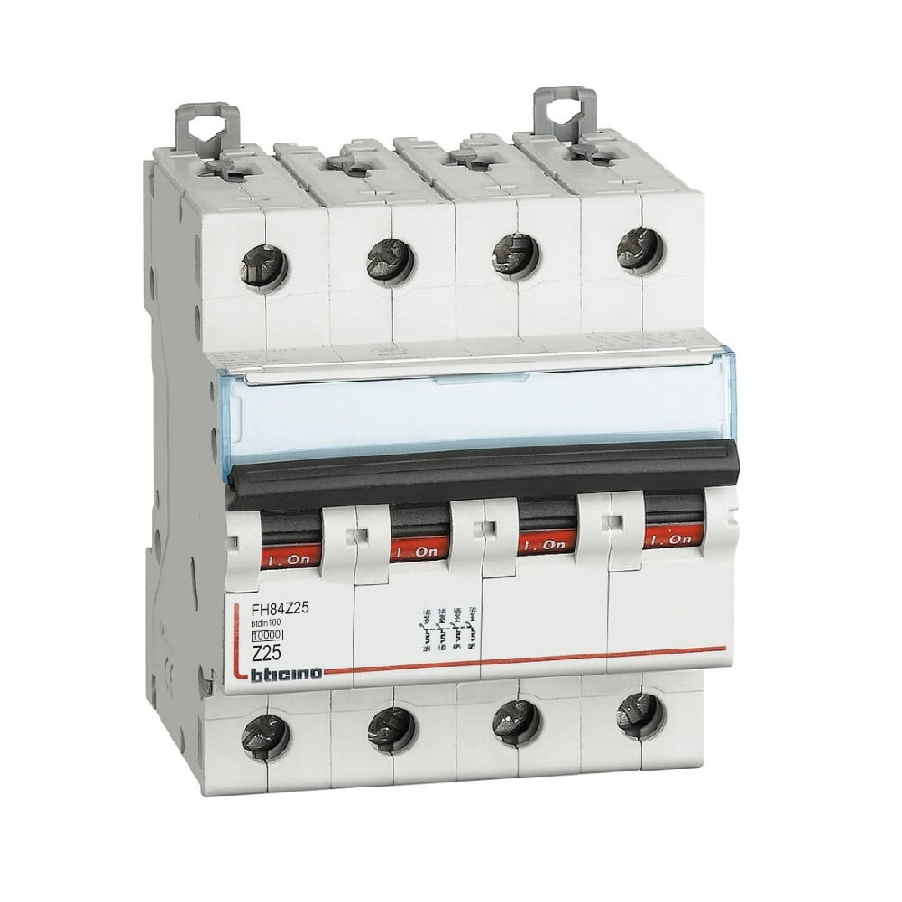 BTICINO BTIFH84Z25 BTDIN100 - MAGNETOT 4P CURVA Z 25A 10KA