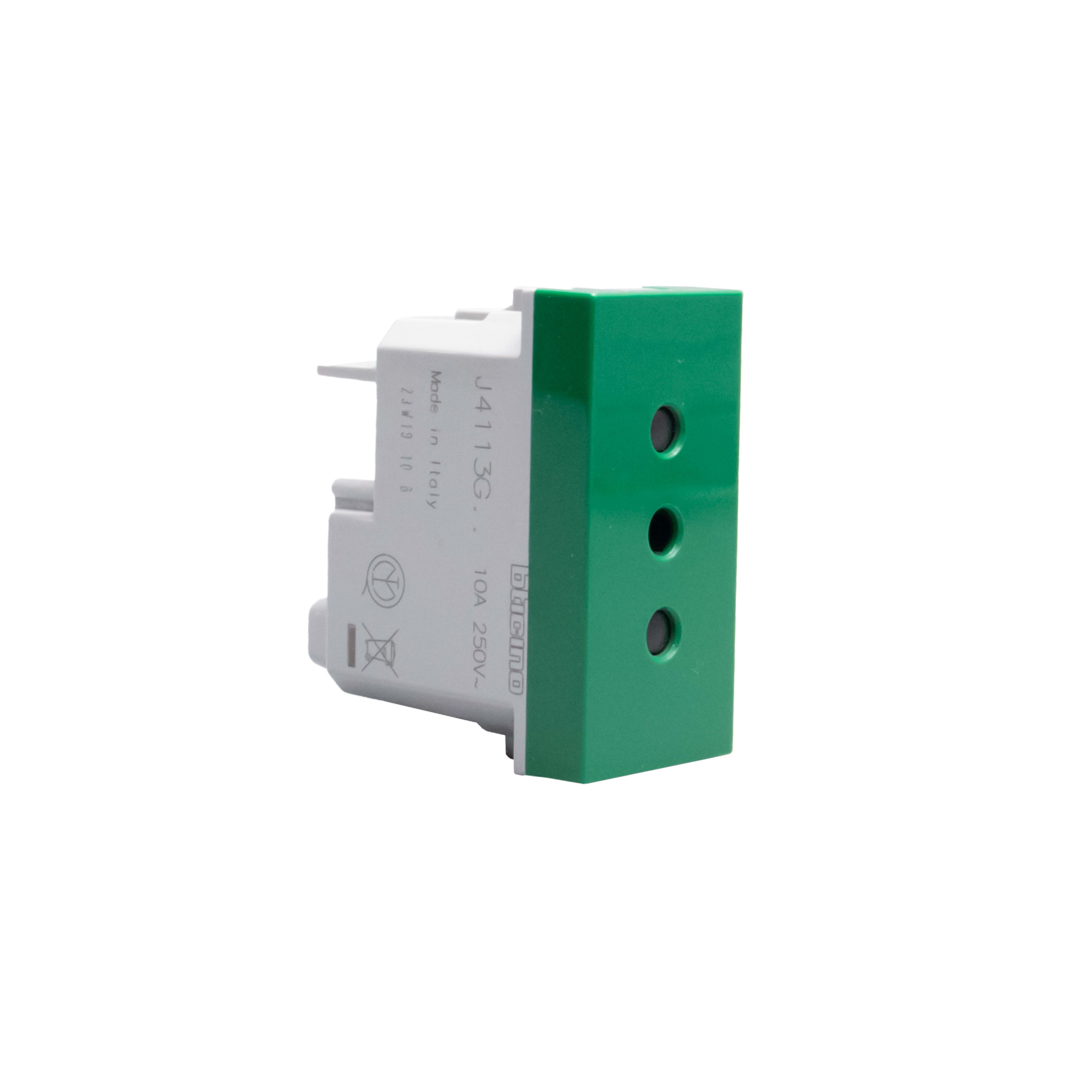 BTICINO BTIJ4113G MATIXGO - PRESA ITA P11 VERDE