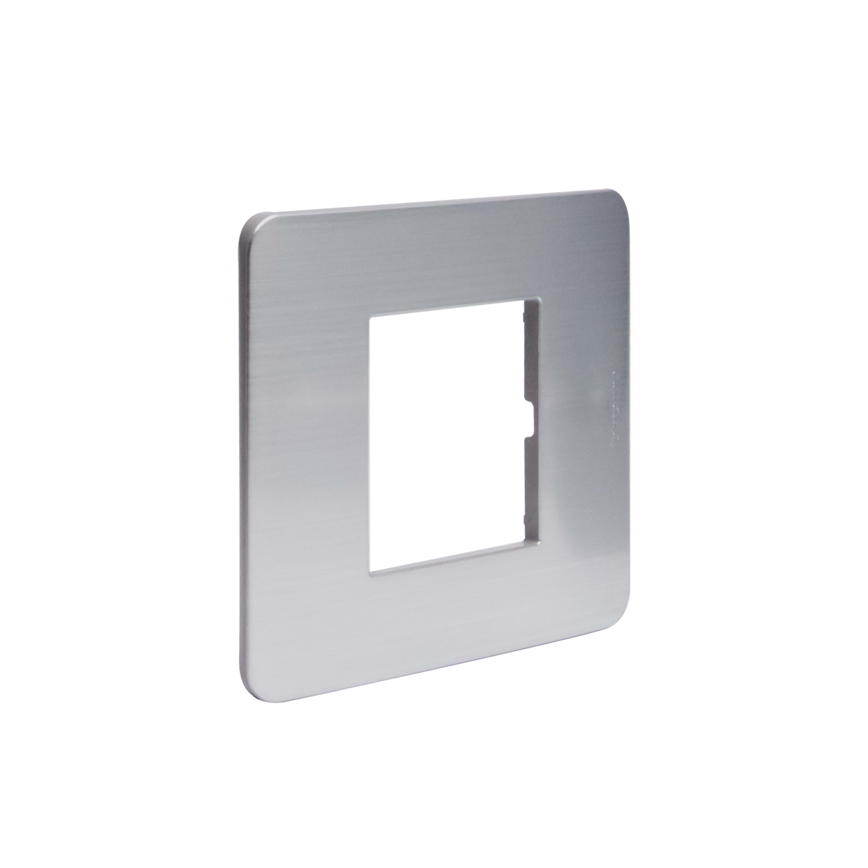 BTICINO BTIJA4802EA MATIXGO - PLACCA 2P ALUMINUM