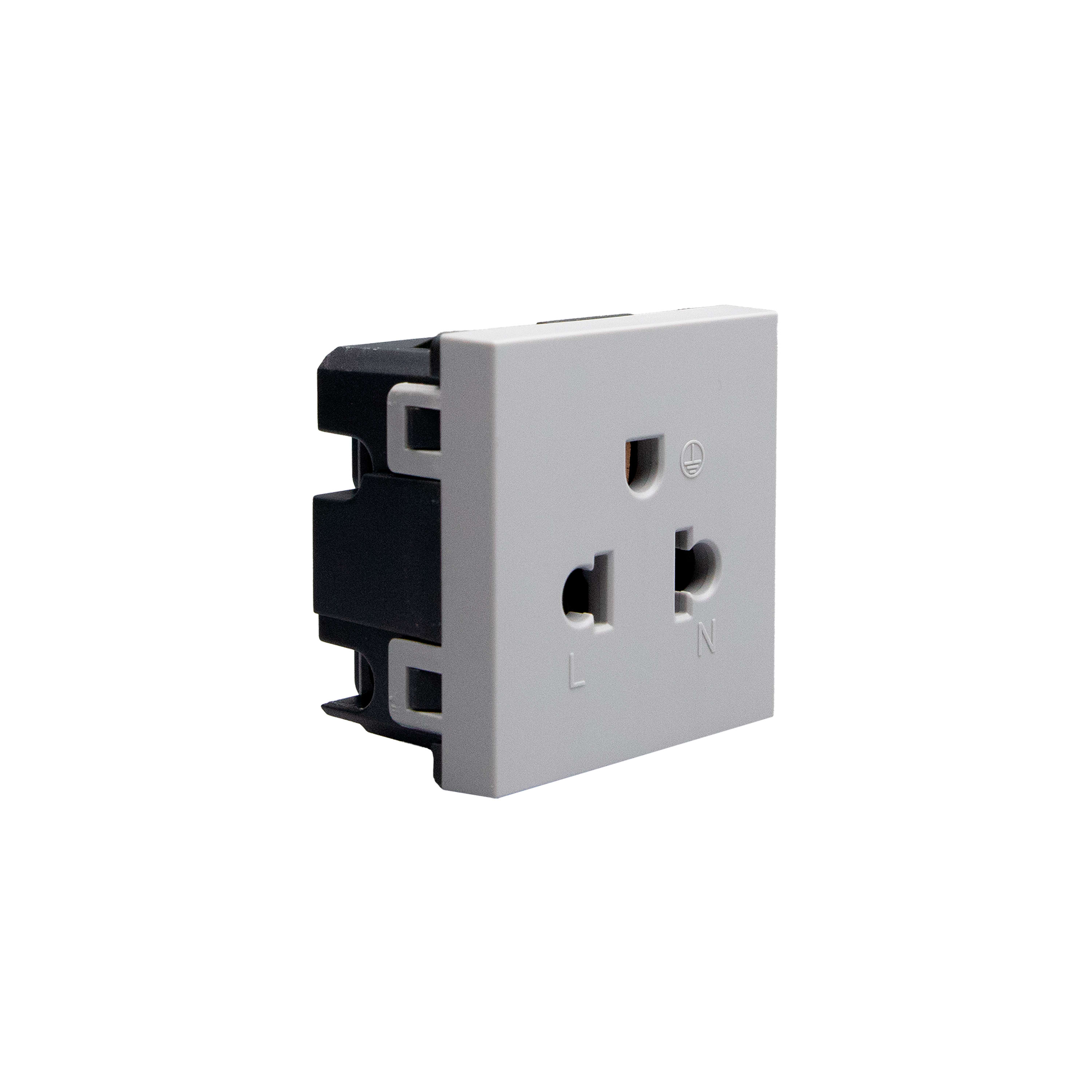 BTICINO BTIJG4126 MatixGO - presa euro/us 2P+T grigio