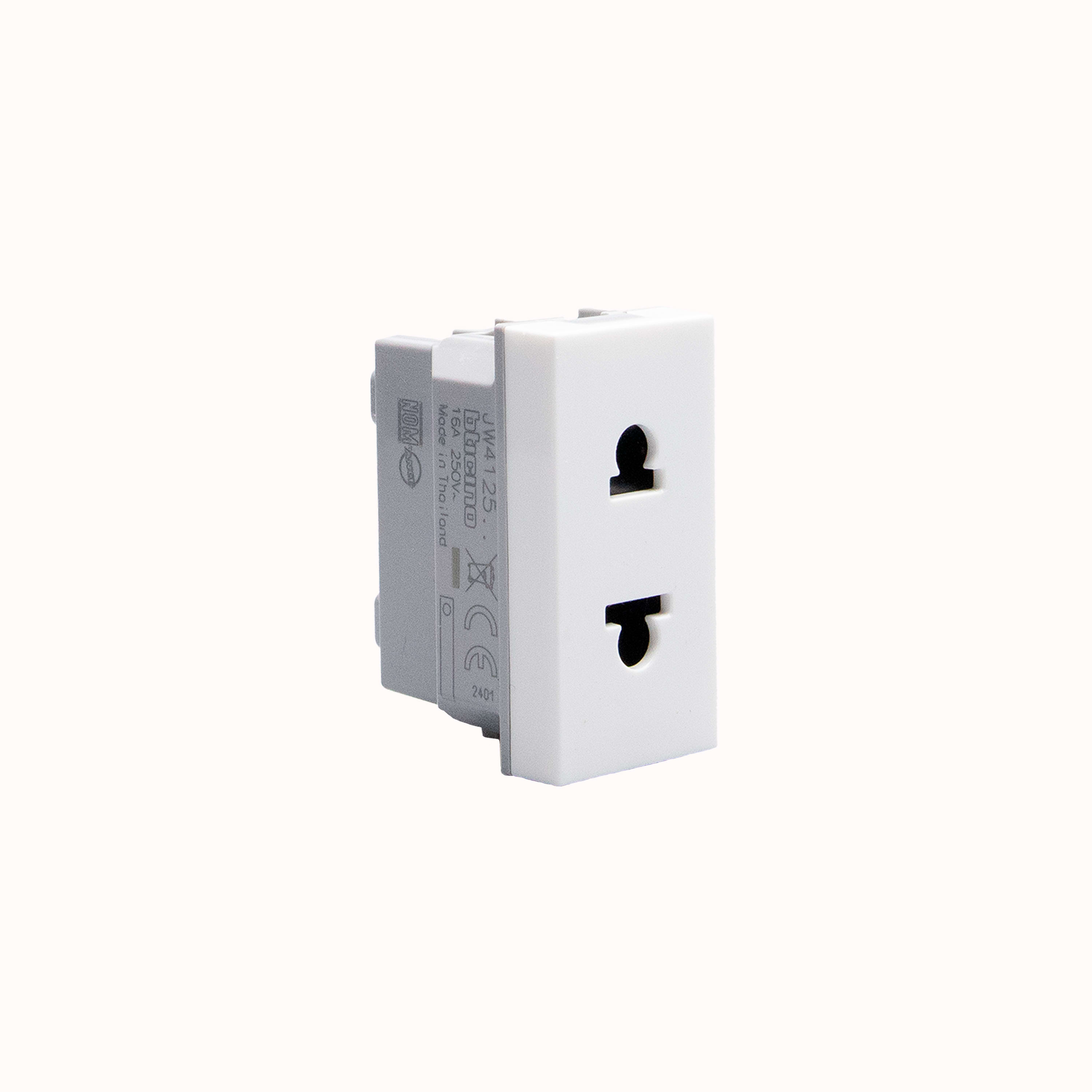BTICINO BTIJW4125 MatixGO - presa euro/us 2P bianco