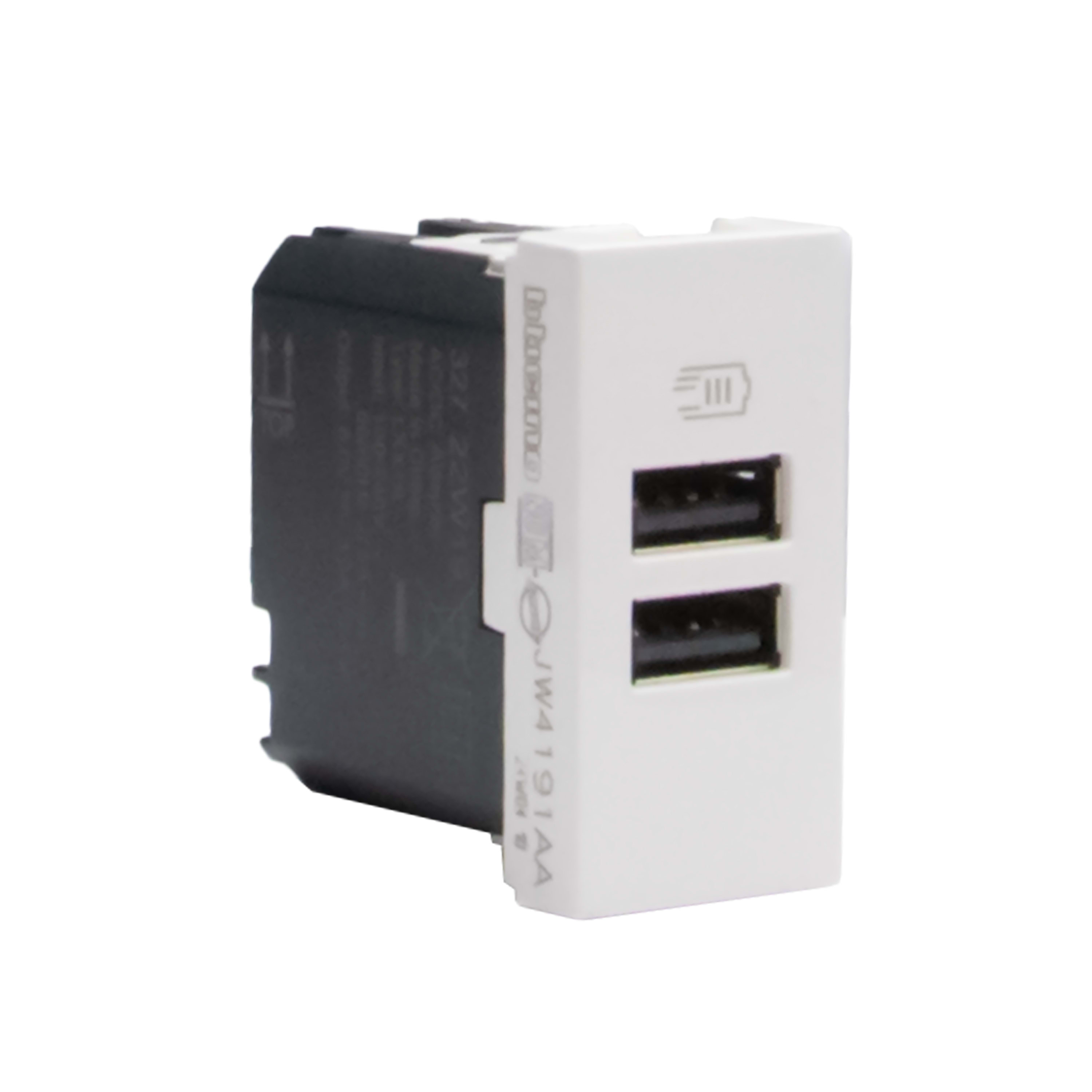 BTICINO BTIJW4191AA MATIXGO - CARICATORE USB AA 1M BIANCO