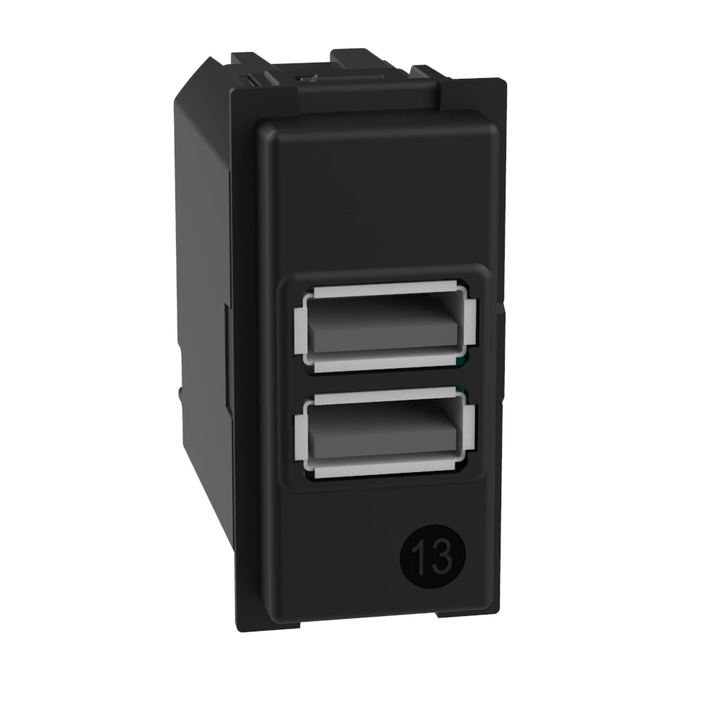 BTICINO BTIK4191AA L.NOW - CARICATORE USB TIPO A+A 1M