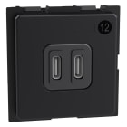 BTICINO BTIK4293CC L.NOW - CARICATORE USB TIPO C+C 30W PD 2