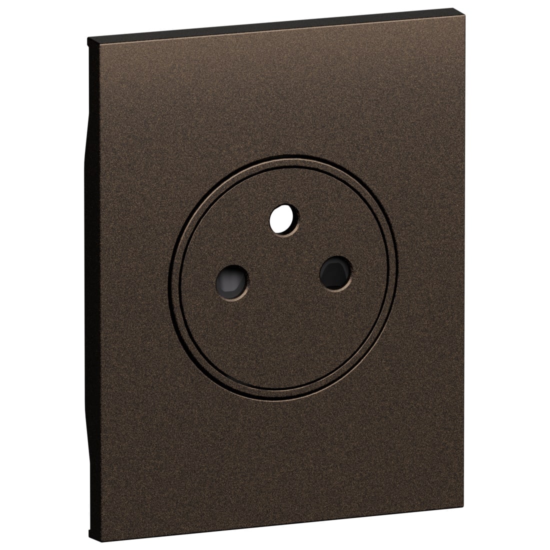BTICINO BTIKB55M3F L.NOW - cover presa FR/BE FLAT 3M bronze