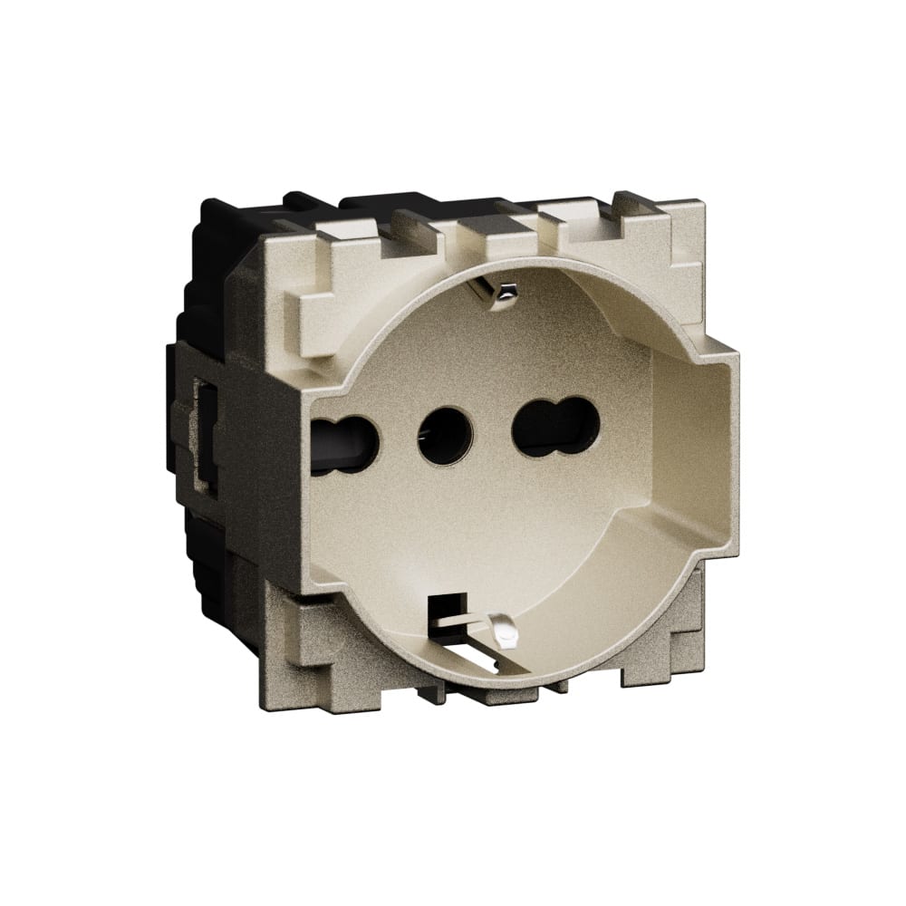 BTICINO BTIKC4140A16 L.NOW - PRESA UNEL E BIPASSO 10/16A CHAM