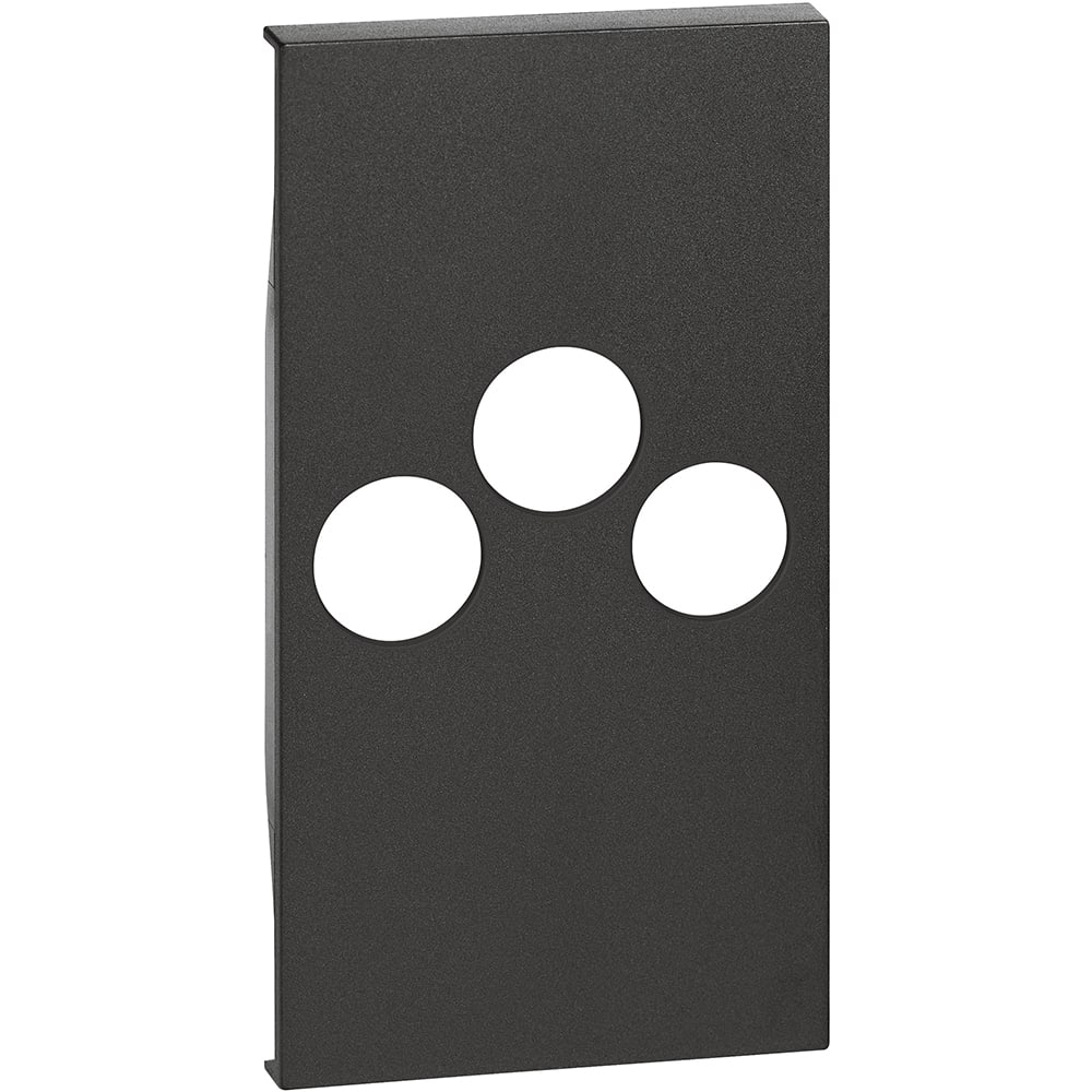 BTICINO BTIKG26M2 L.NOW - COVER PRESA TV 2M NERA