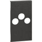 BTICINO BTIKG26M2 L.NOW - COVER PRESA TV 2M NERA