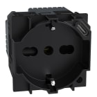 BTICINO - BTIKG4140A16USB L.NOW - PRESA ITA P40+USB 18W TIPOC NERO