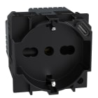 BTICINO BTIKG4140A16USB L.NOW - PRESA ITA P40+USB 18W TIPOC NERO
