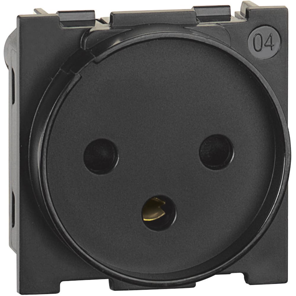 BTICINO BTIKG4183 L.NOW - PRESA 2P+T 10/16A ISRAELE NERO
