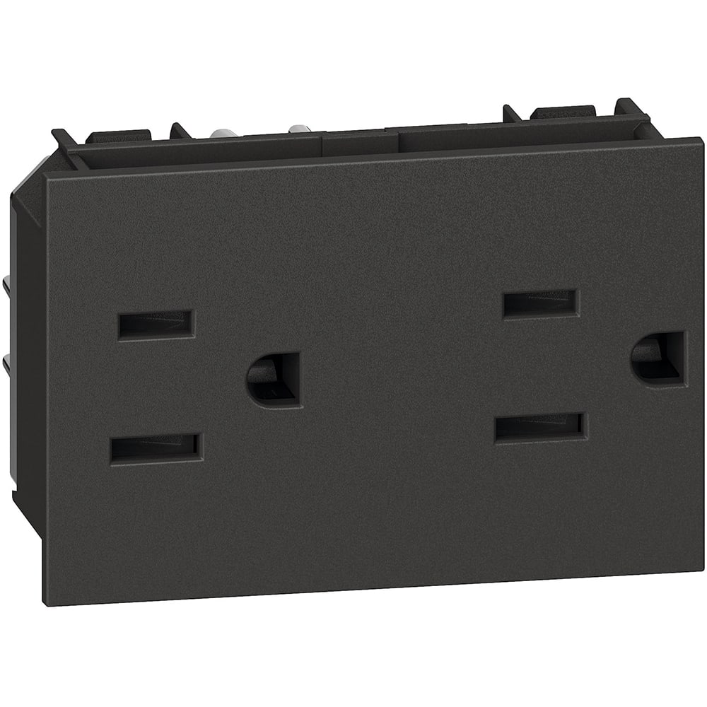 BTICINO BTIKG4188 L.NOW - PRESA DUPLEX US 2P+T 15A NERO