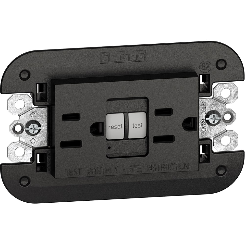 BTICINO BTIKG4188GFG6 L.NOW - PRESA DUPLEX GFC6 15A NERO