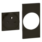 BTICINO - BTIKG55F L.NOW - COVER PRESA FR/BE FLAT 2M NERA