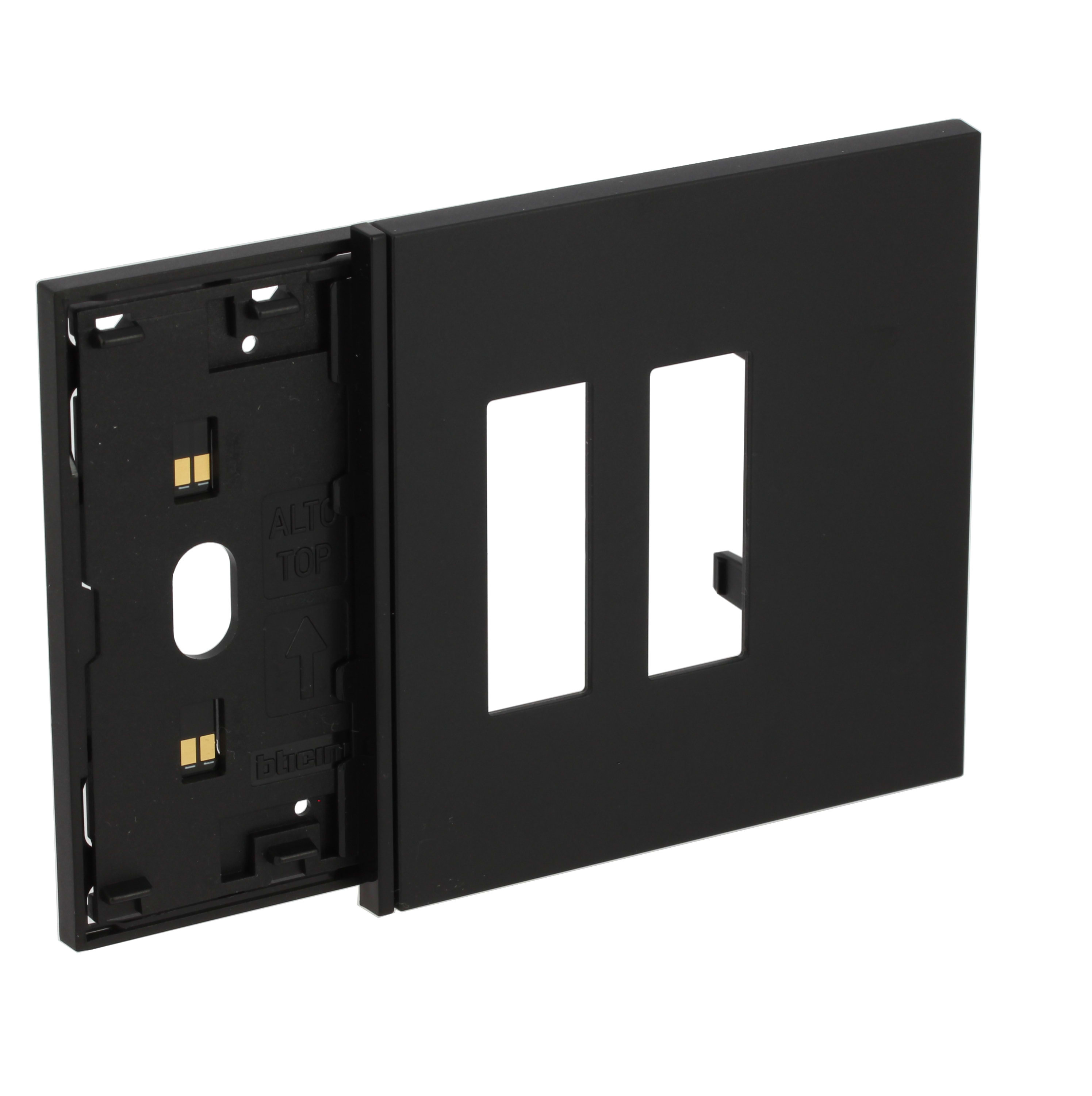 BTICINO BTIKG8103M02 L.NOW - FRAME 3M NERO MOSTR DOPPIA PRESA