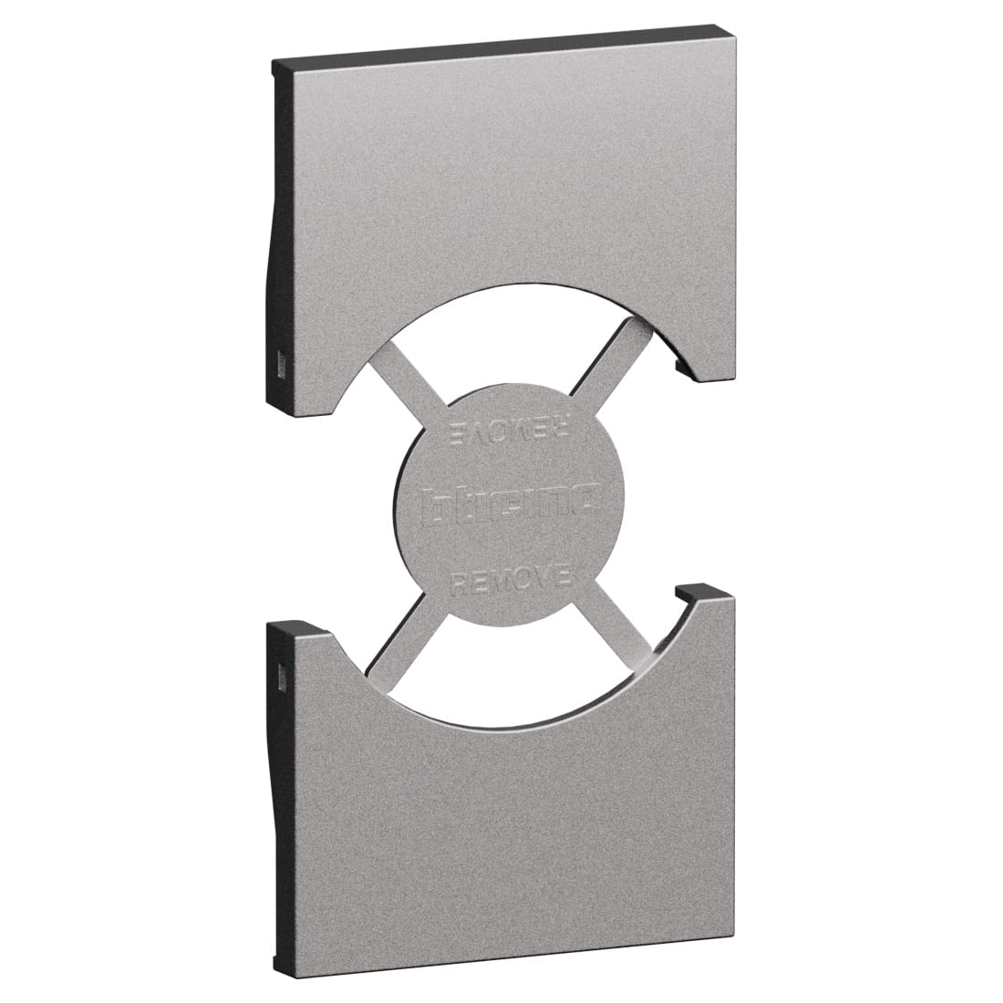 BTICINO BTIKS03 L.NOW - cov. presa IT/GER 2M steel