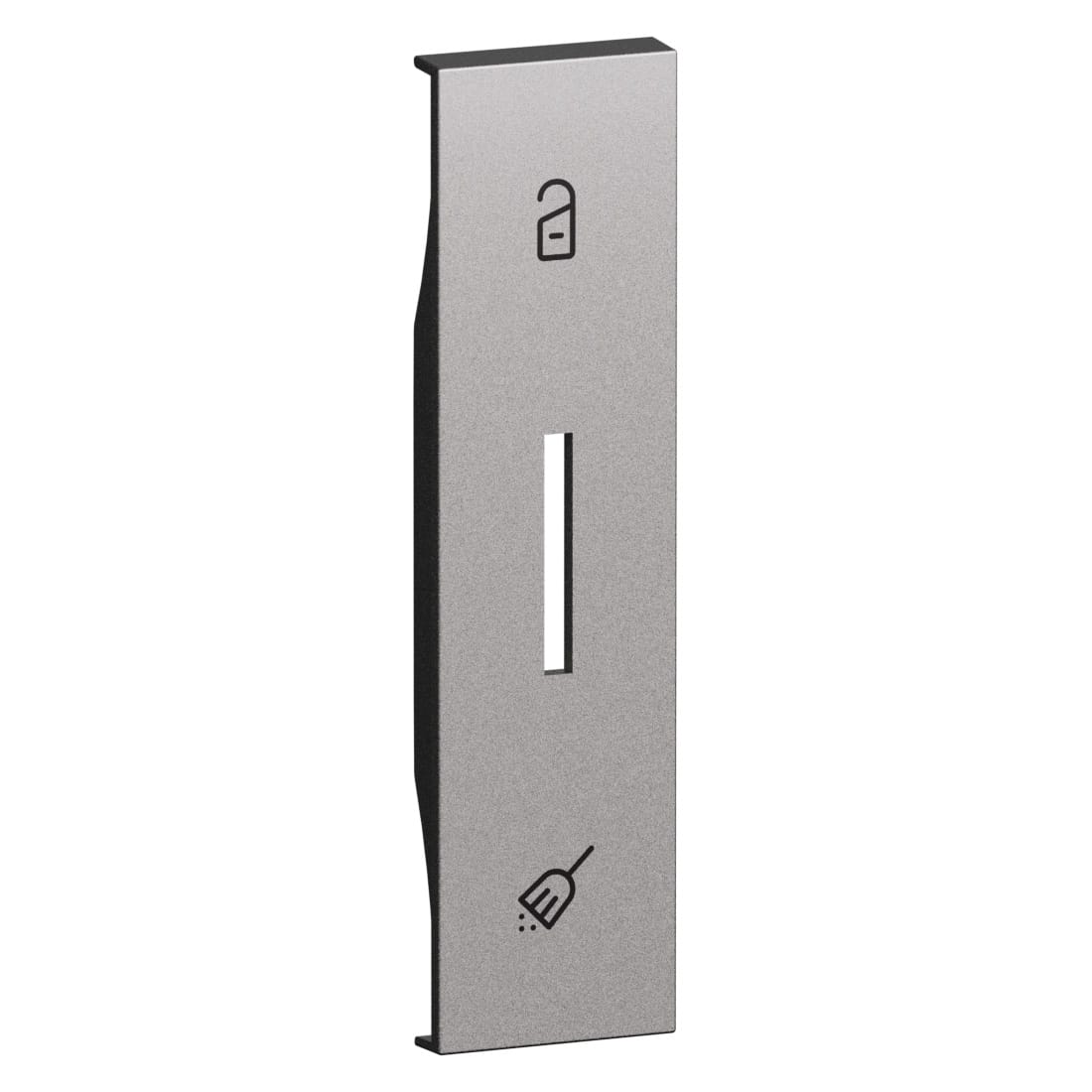 BTICINO BTIKS06H L.NOW - cover commutatore hotel 1M steel