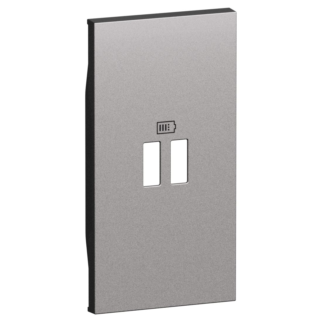 BTICINO BTIKS12C L.NOW - cover caricatore USB 2M steel