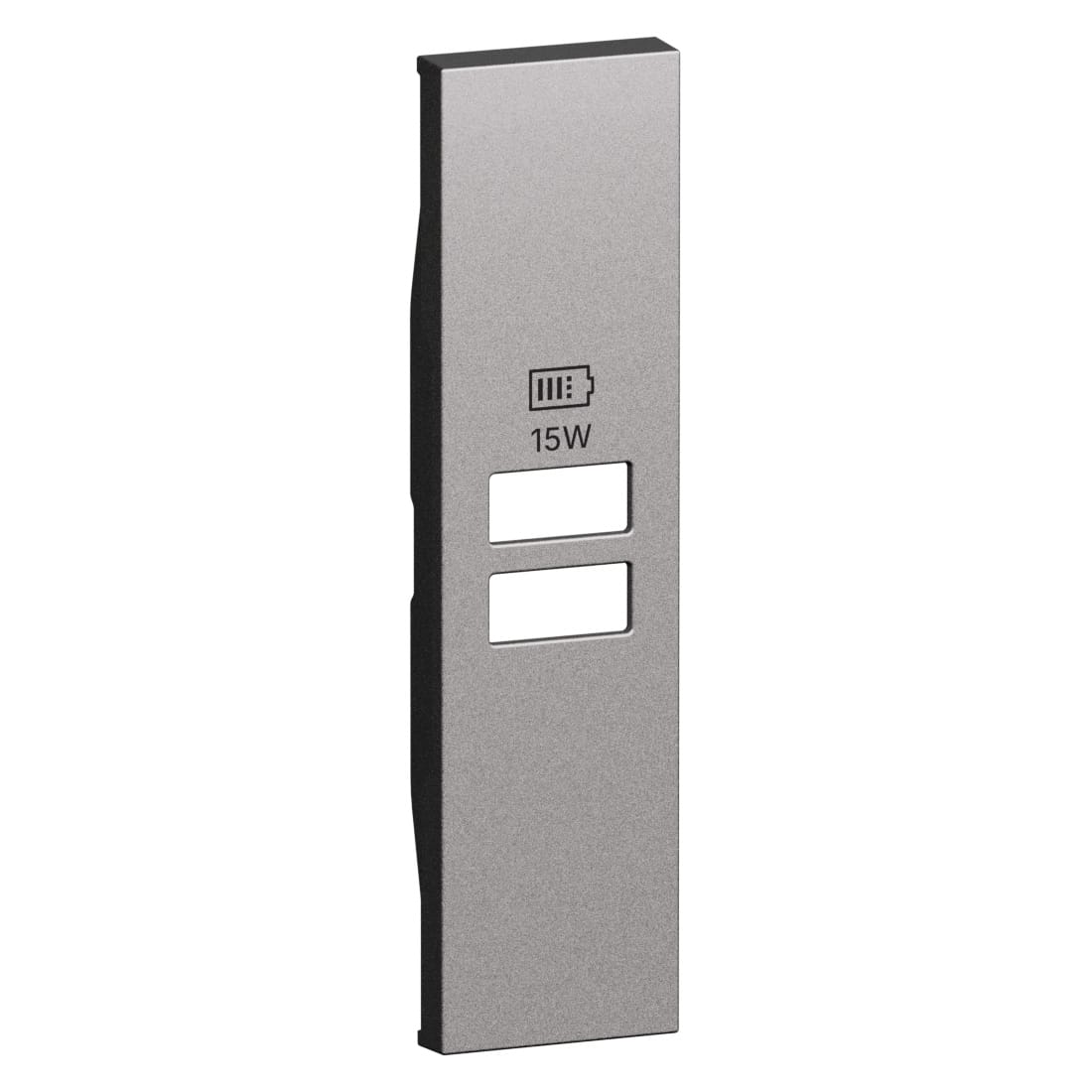 BTICINO BTIKS13C L.NOW - cover caricatore 2USB 1M steel