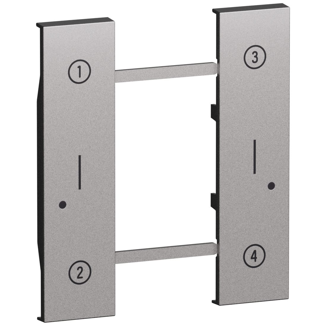 BTICINO BTIKS37M2 L.NOW-Cover 4 scenari wireless steel