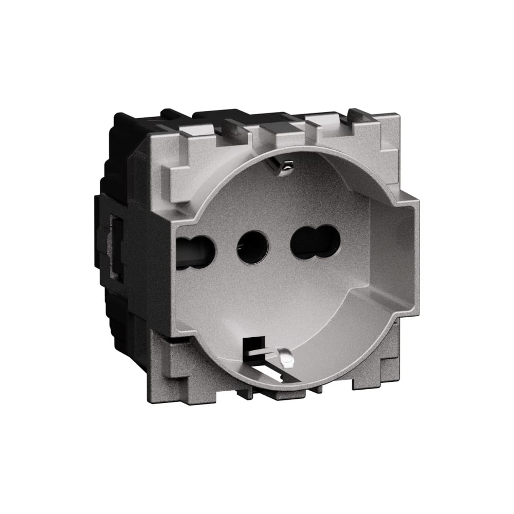 BTICINO BTIKS4140A16 L.NOW - PRESA UNEL E BIPASSO 10/16A STEE