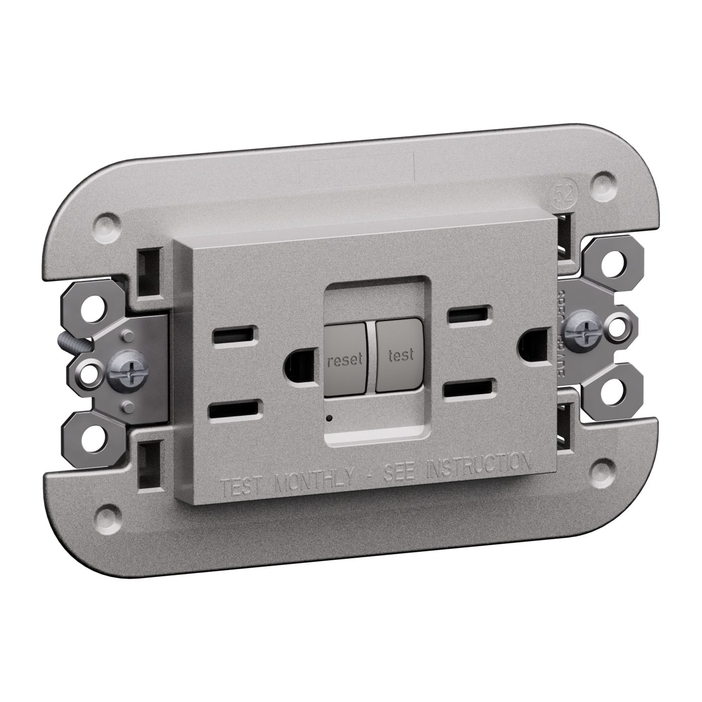 BTICINO BTIKS4188GFG6 L.NOW - PRESA DUPLEX GFC6 15A STEEL