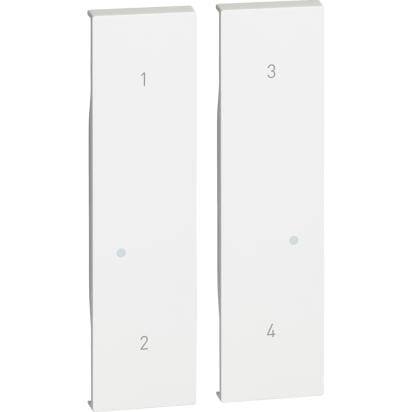 BTICINO BTIKW37M2 L.NOW-COVER 4 SCENARI WIRELESS BIANCO