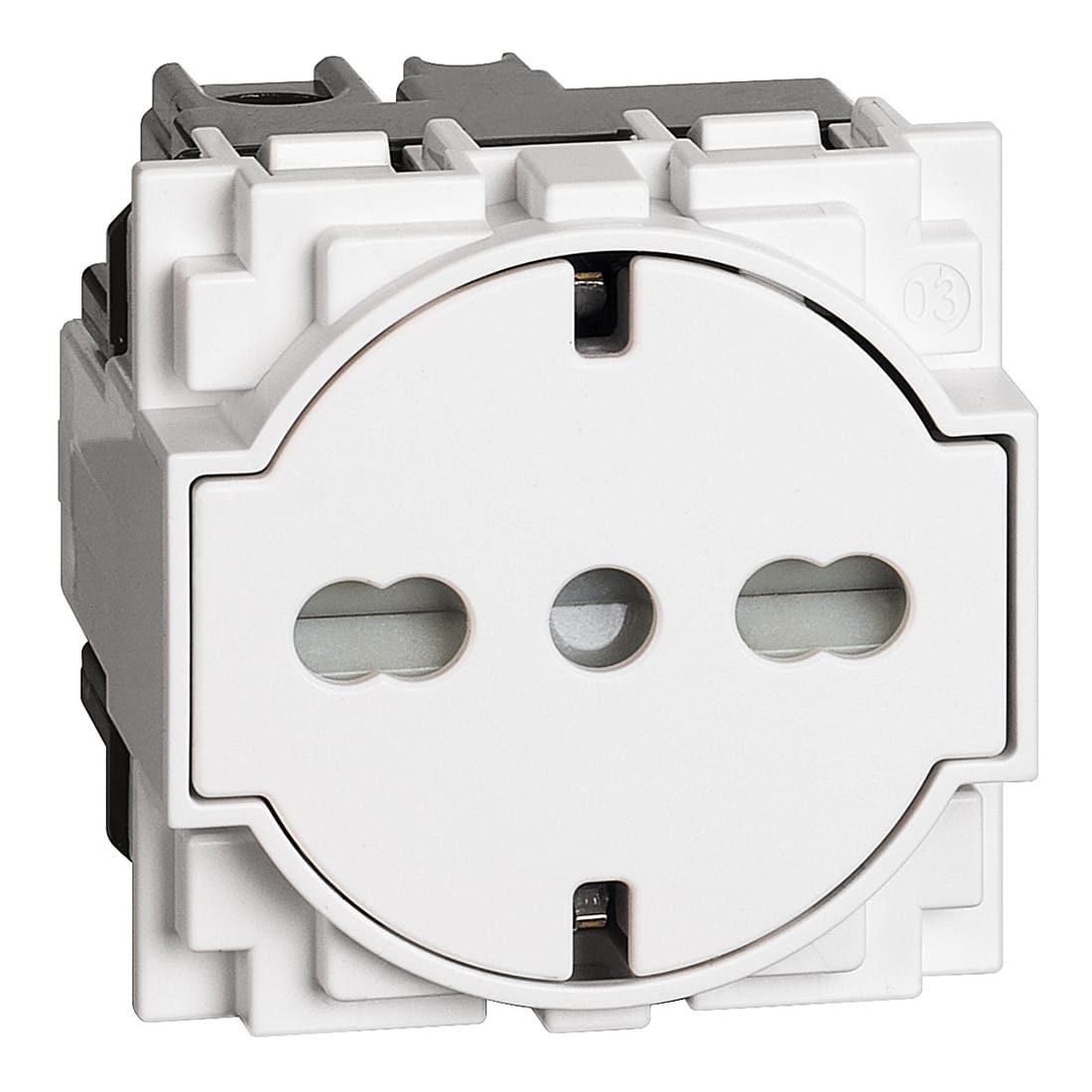 BTICINO BTIKW4140A16F L.NOW - PRESA FLAT 16 A STD GER-ITA BIAN