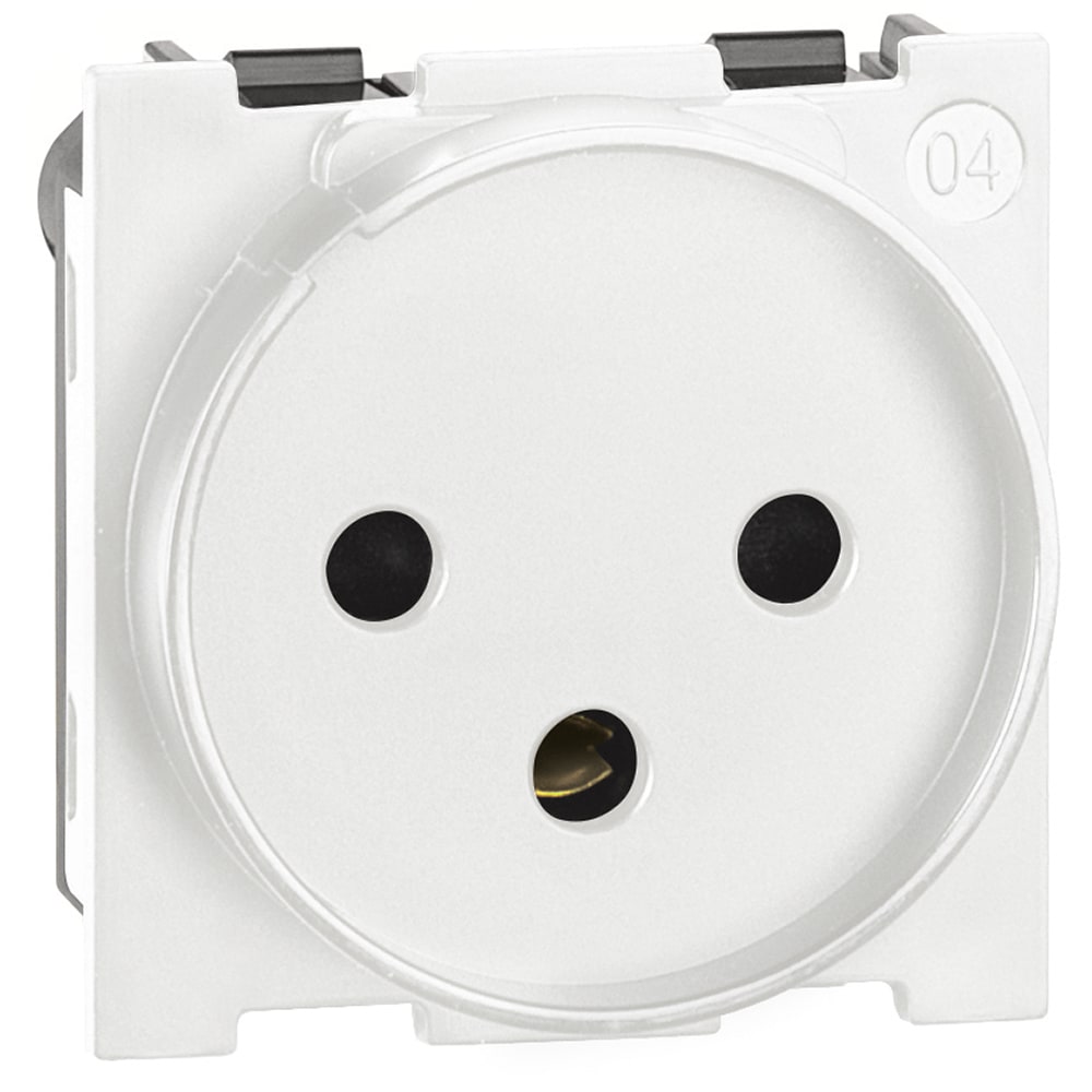 BTICINO BTIKW4183 L.NOW - PRESA 2P+T 10/16A ISRAELE BIANCO