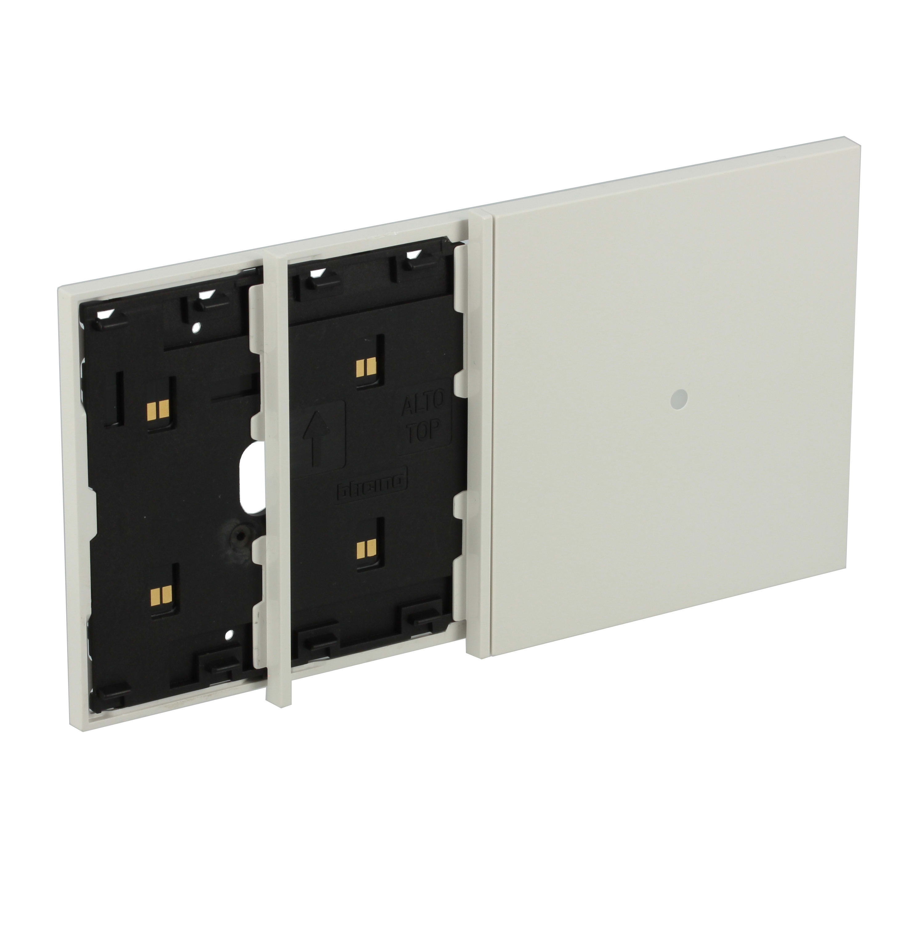 BTICINO BTIKW8104M24 L.NOW - FRAME 4M BIANCO MOSTR LETTORE TR