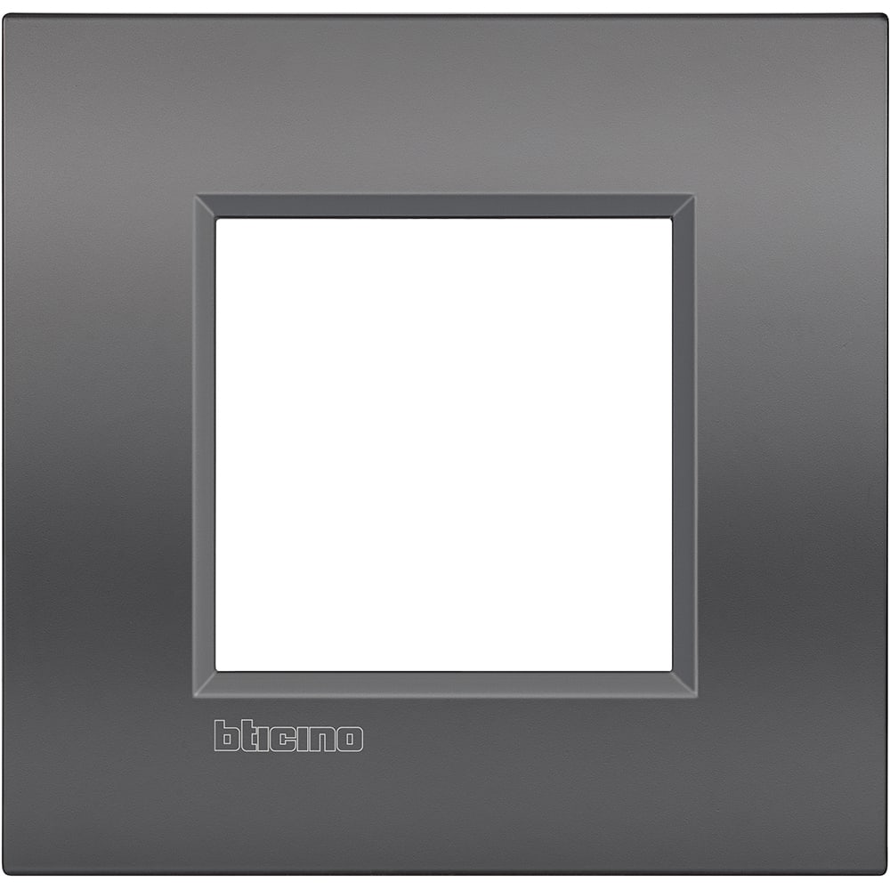 BTICINO BTILNE4802ST Abdeckrahmen Light Air Europe: 1-fach, 2