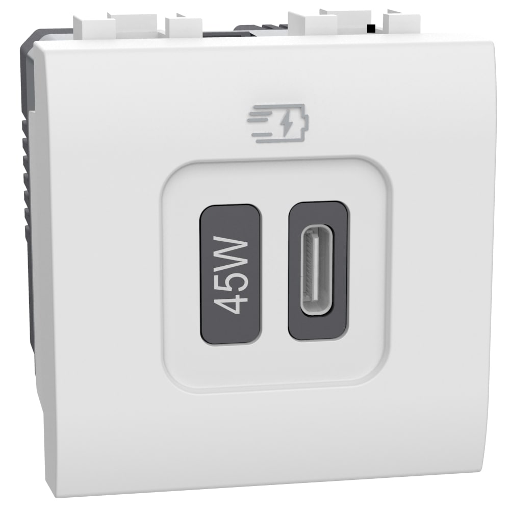 BTICINO BTIN4294C LL - CARICATORE USB TIPO C 45W PD 2M BIA