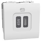BTICINO BTIN4294C LL - CARICATORE USB TIPO C 45W PD 2M BIA