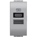 BTICINO - BTINT4191AC LL - CARICATORE USB TIPO A+C 1M TECH
