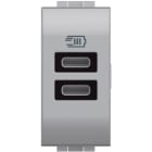 BTICINO BTINT4191CC LL - CARICATORE USB TIPO C+C 1M TECH