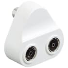BTICINO BTIS2136 ADATTATORE TV1 SPINA TV/2 PRESE D.9,5MM