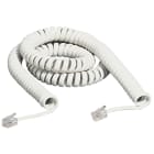 BTICINO BTIS2587B KIT - CAVO SPIRALE 2 PLUG 4/4 2,5M BIANC