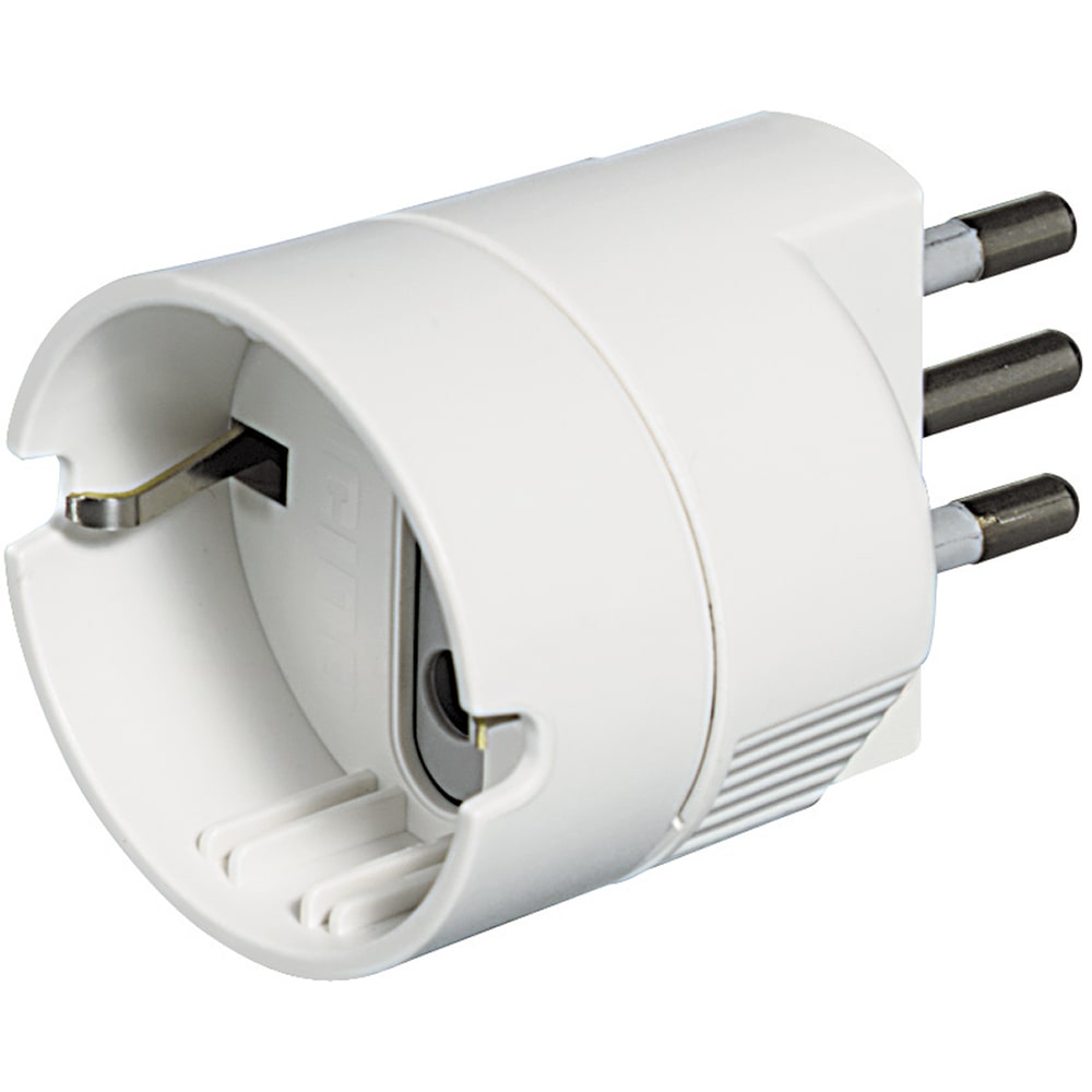 BTICINO BTIS3623DBOX ESP - ADATTAT. SPINA 10A/PRESA P30 BCO